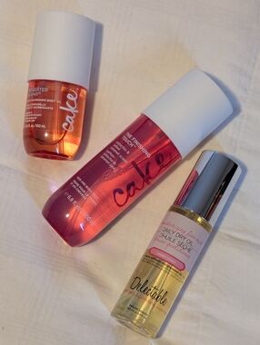 Cake Pink Finishing Touch Body Mist & Nourishing Oil Set